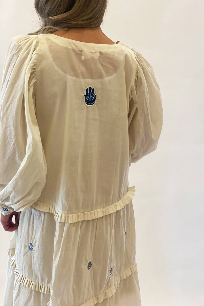 Eye Embroidery Dress