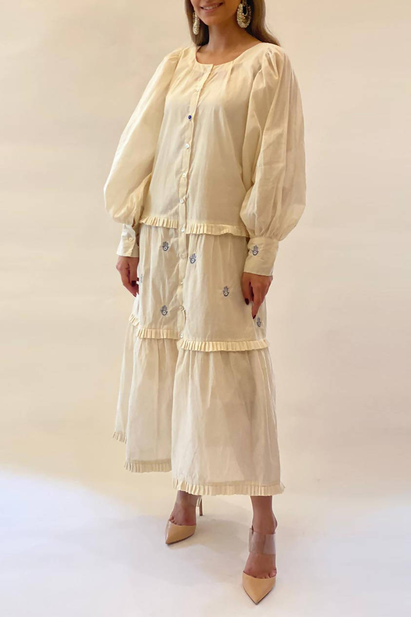 Eye Embroidery Dress