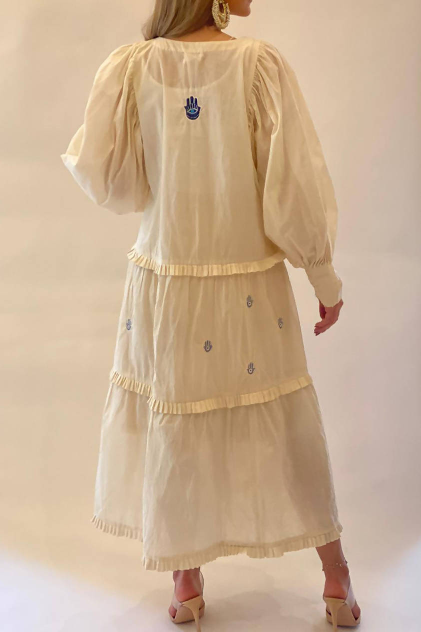 Eye Embroidery Dress