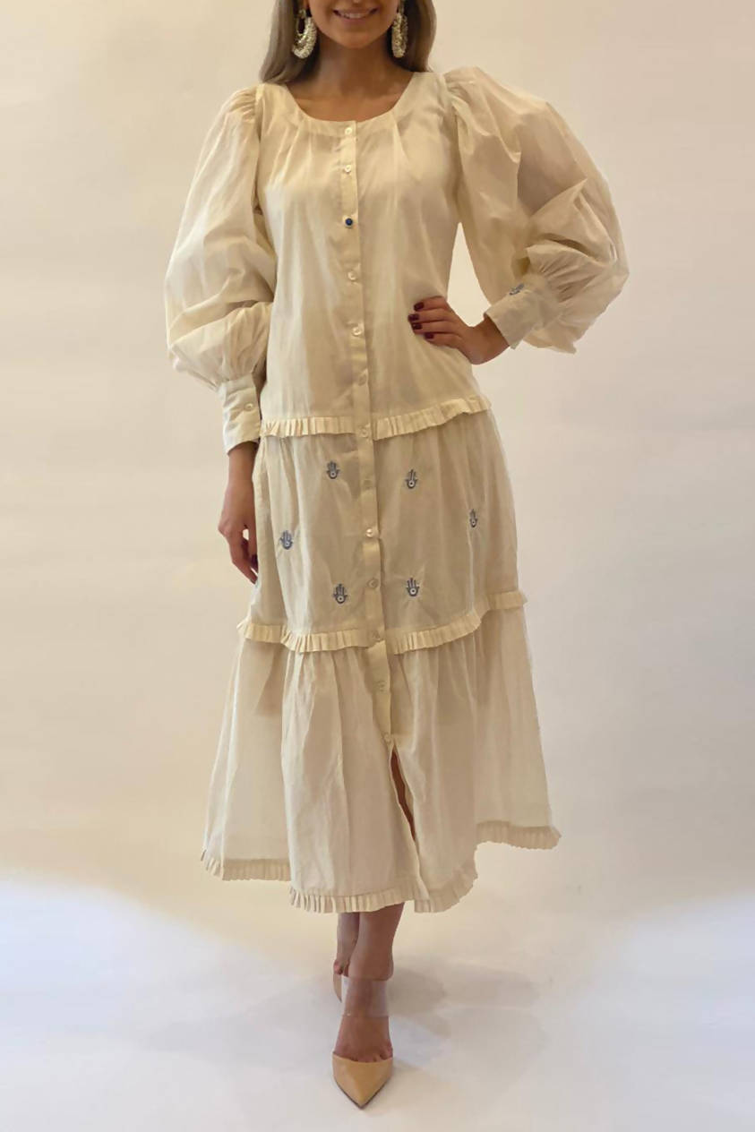 Eye Embroidery Dress