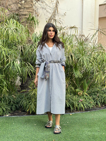 Stripes Shirt Dress