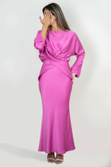 Satin Pink Set
