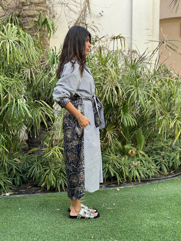 Stripes Shirt Dress