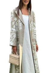 Emroidery Beige Jacket