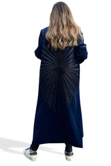 Navy Velvet Coat