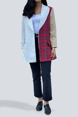 Three Print Blazer