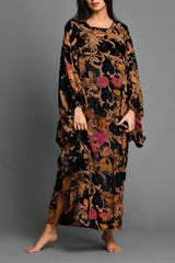 Bella's Silk Velvet Kaftan