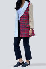 Three Print Blazer