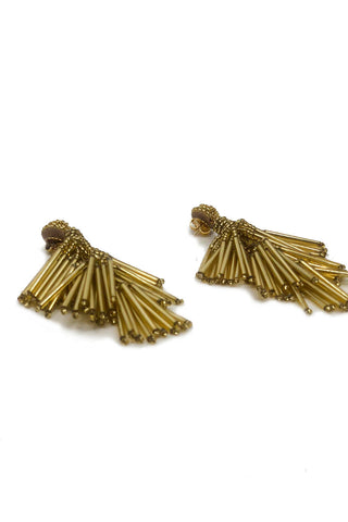 Gold Tassel Earrings