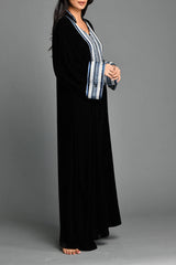 Bella's Black Stripes Winter Kaftan