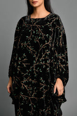 Bella's Sily Velvet Black Kaftan