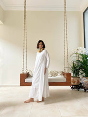 Plain White Kaftan