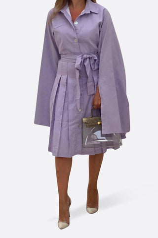 Lavender Cape Dress