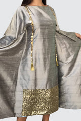 Raw Silk Kaftan