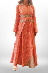 Orange Maxi Dress