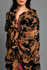 Bella's Silk Velvet Kaftan