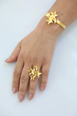 Stars Ring and Bracelet Set