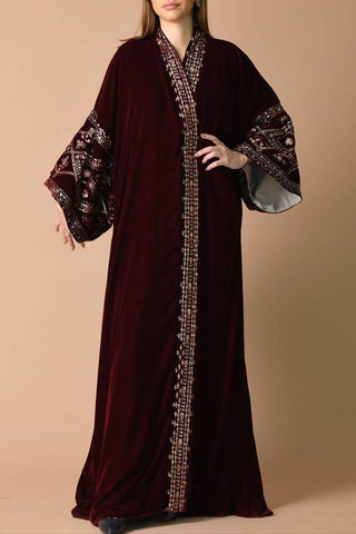 Royal Maroon Bisht