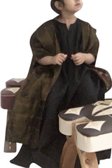 Bedouin Child Bisht - Copper Red Dots