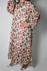 Floral Cotton Kaftan