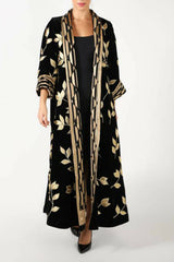 Gold leaves reversible bisht