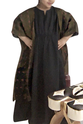 Bedouin Child Bisht - Copper Red Dots