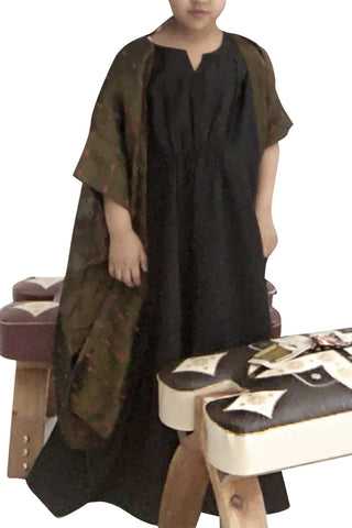 Bedouin Child Bisht - Copper Red Dots