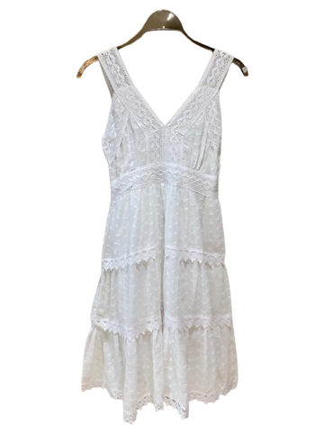 White Summer Sleeveless Dress
