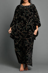 Bella's Sily Velvet Black Kaftan