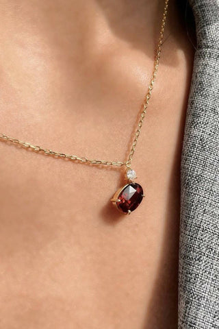 Red Garnet Necklace