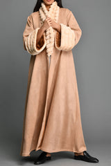 Bella's Peach Fluffy Bisht