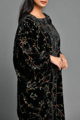 Bella's Sily Velvet Black Kaftan