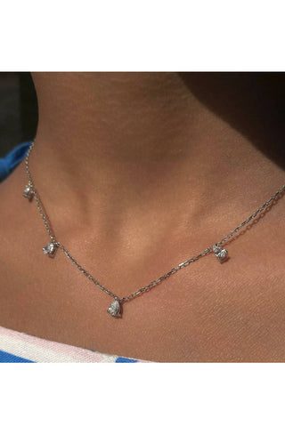 Pear Diamond Choker