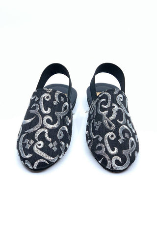 Black & Silver Mules ( Kids & Adults)