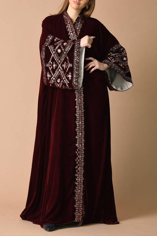 Royal Maroon Bisht