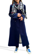 Navy Velvet Coat