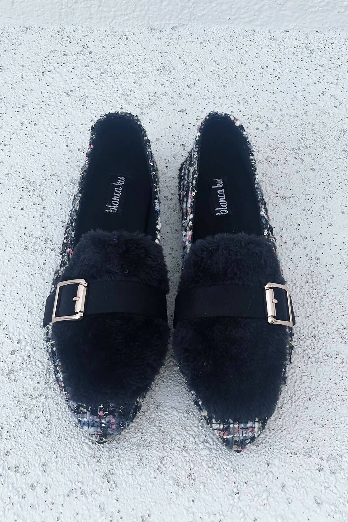 Tweed Loafers â My Dikaan