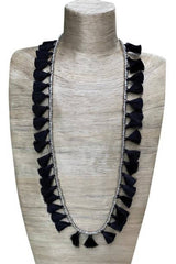 Black Tassel Necklace