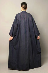 Black Summer Cotton Abaya