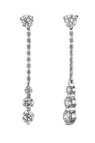 Diamond Cable Chain Earrings