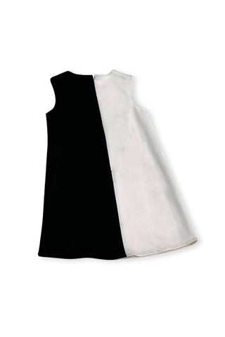 Black & White Sleeveless Dress