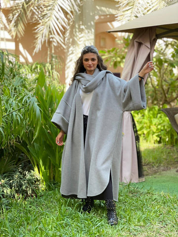 Bella Grey Winter Bisht