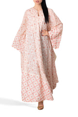 Floral Pink Kaftan