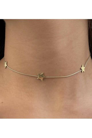 Star Choker - 18 Karat Gold