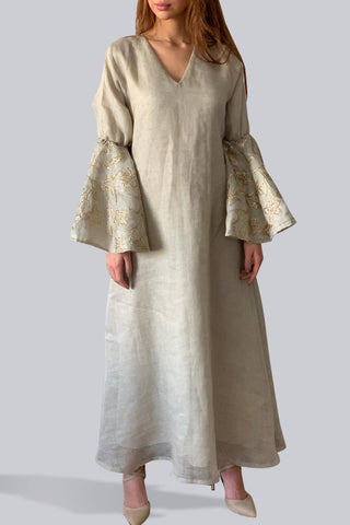 Flounce Sleeves Kaftan