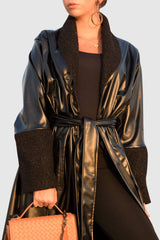 Leather Long Jacket