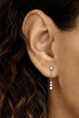 Diamond Cable Chain Earrings