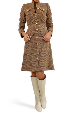 Master Beige Coat Dress