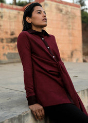 Affectionate Suede Blouse