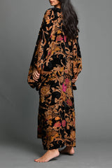 Bella's Silk Velvet Kaftan